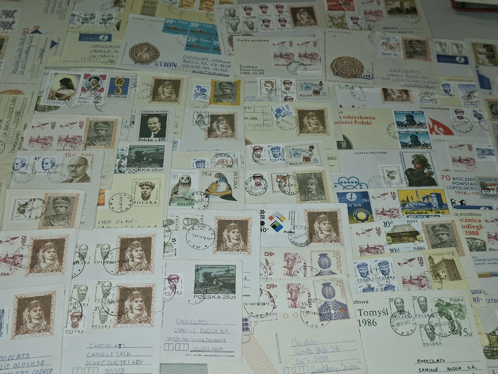 Alle Briefmarken: Lot Polen Briefe / Karten ca 90Stk. – Gebraucht aus Balgach von SIMEON27 3