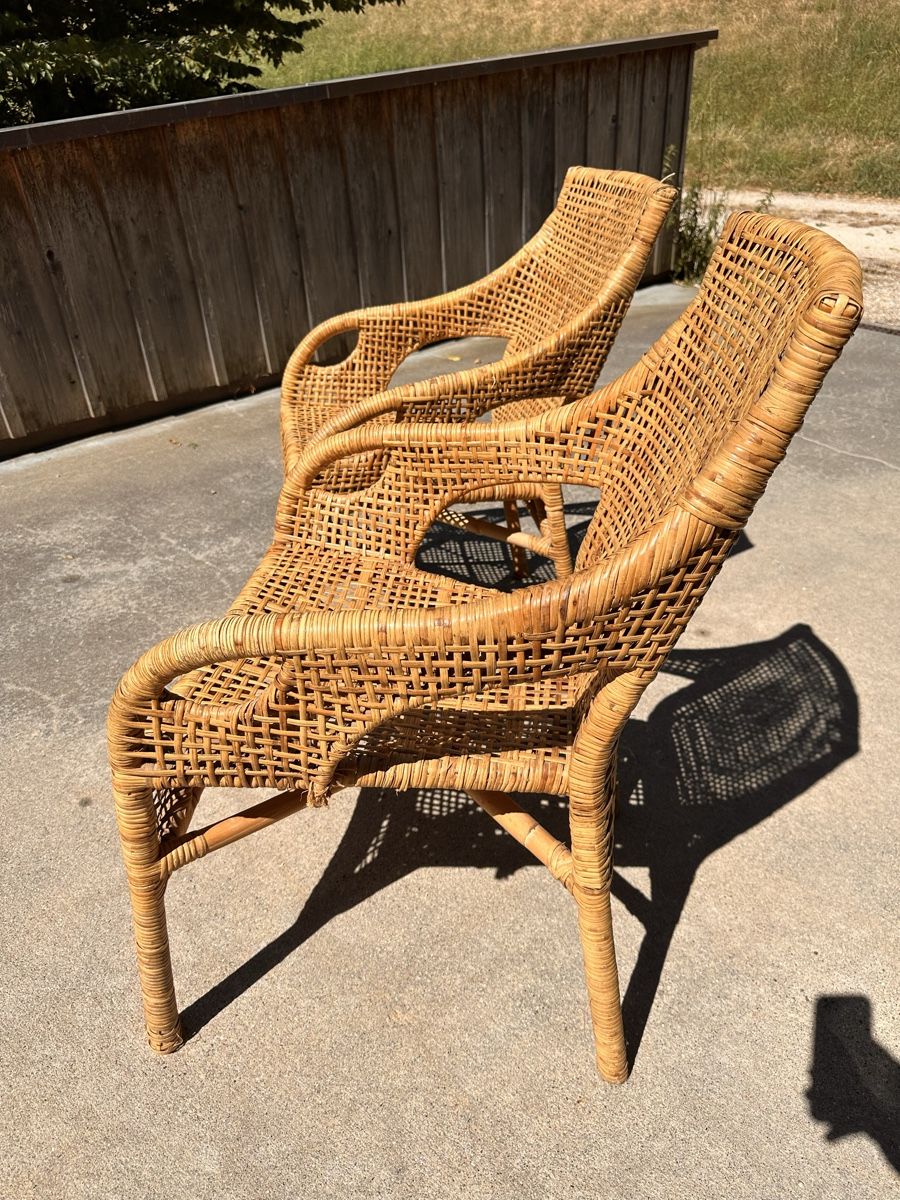 Sedie: 2 Rattan-Gartenstühle Naturfarben – Usato da Evilard venduto da Joa2001 2