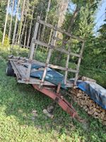 Anhänger Holz Anhänger mit Bordwand gebraucht
