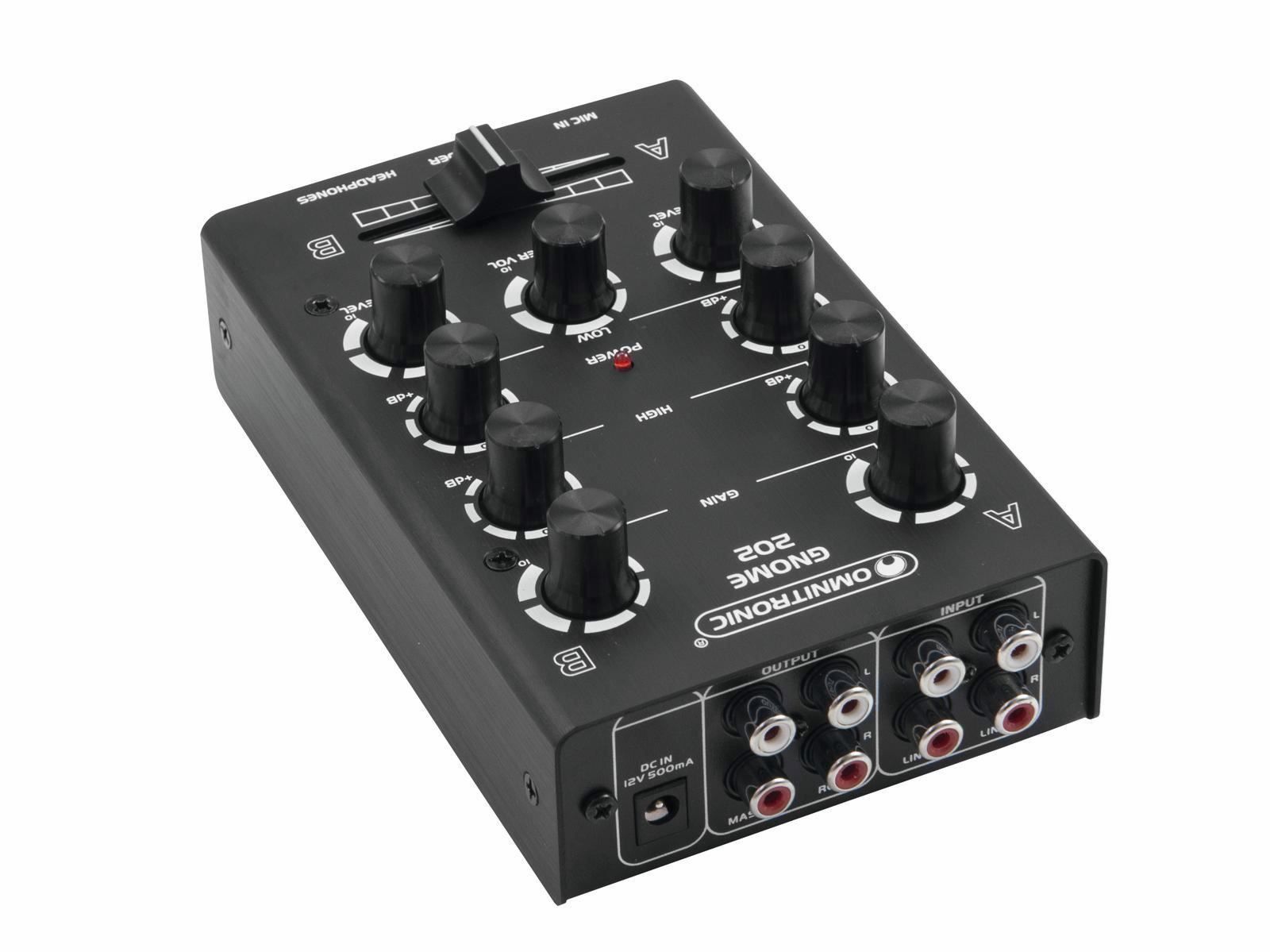 Console di mixaggio: OMNITRONIC GNOME-202 Mini-Mixer schwarz – Nuovo e nell'imballaggio originale da Däniken SO venduto da Profog1 2