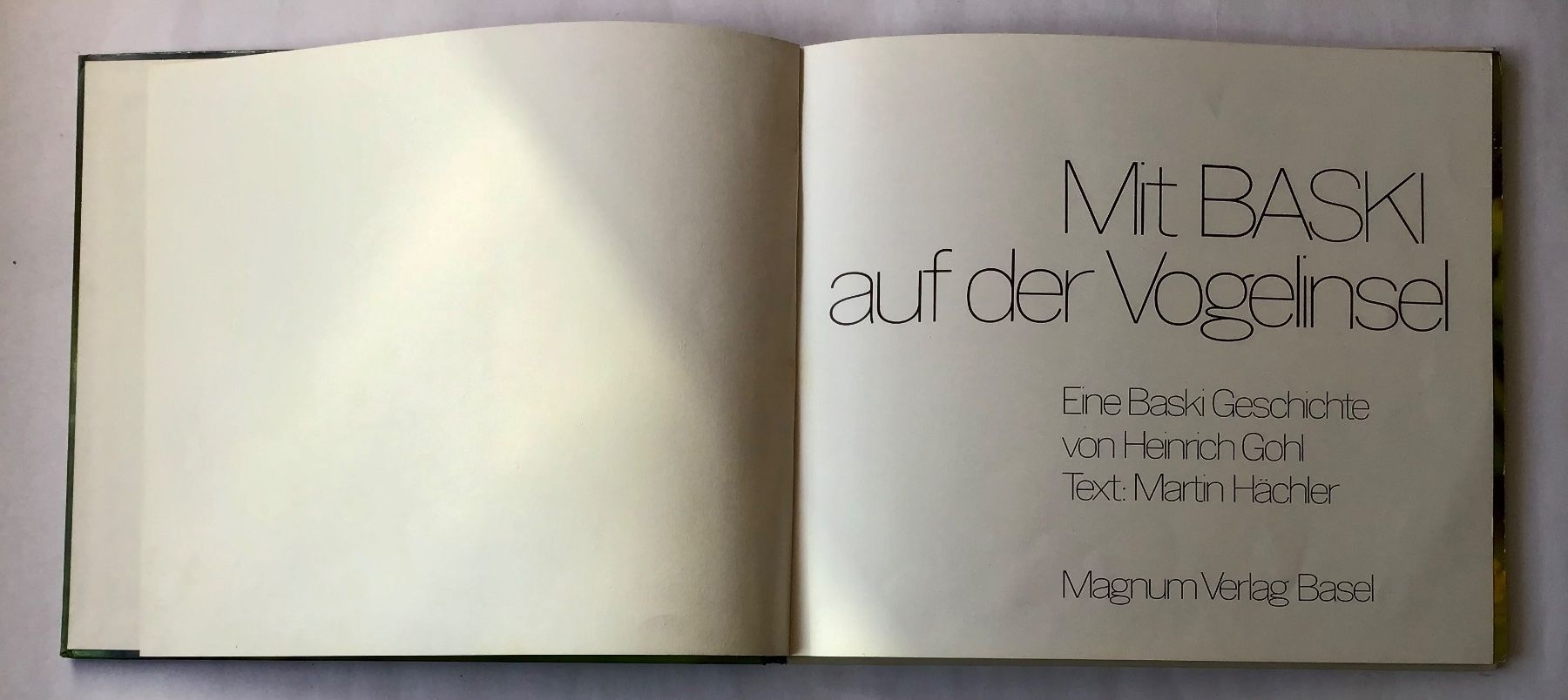 Libri: Bilderbuch: Mit BASKI auf der Vogelinsel – Usato da Bubendorf venduto da Alpenheidi 1