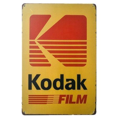 Plaque vintage Blechschild Kodak Film