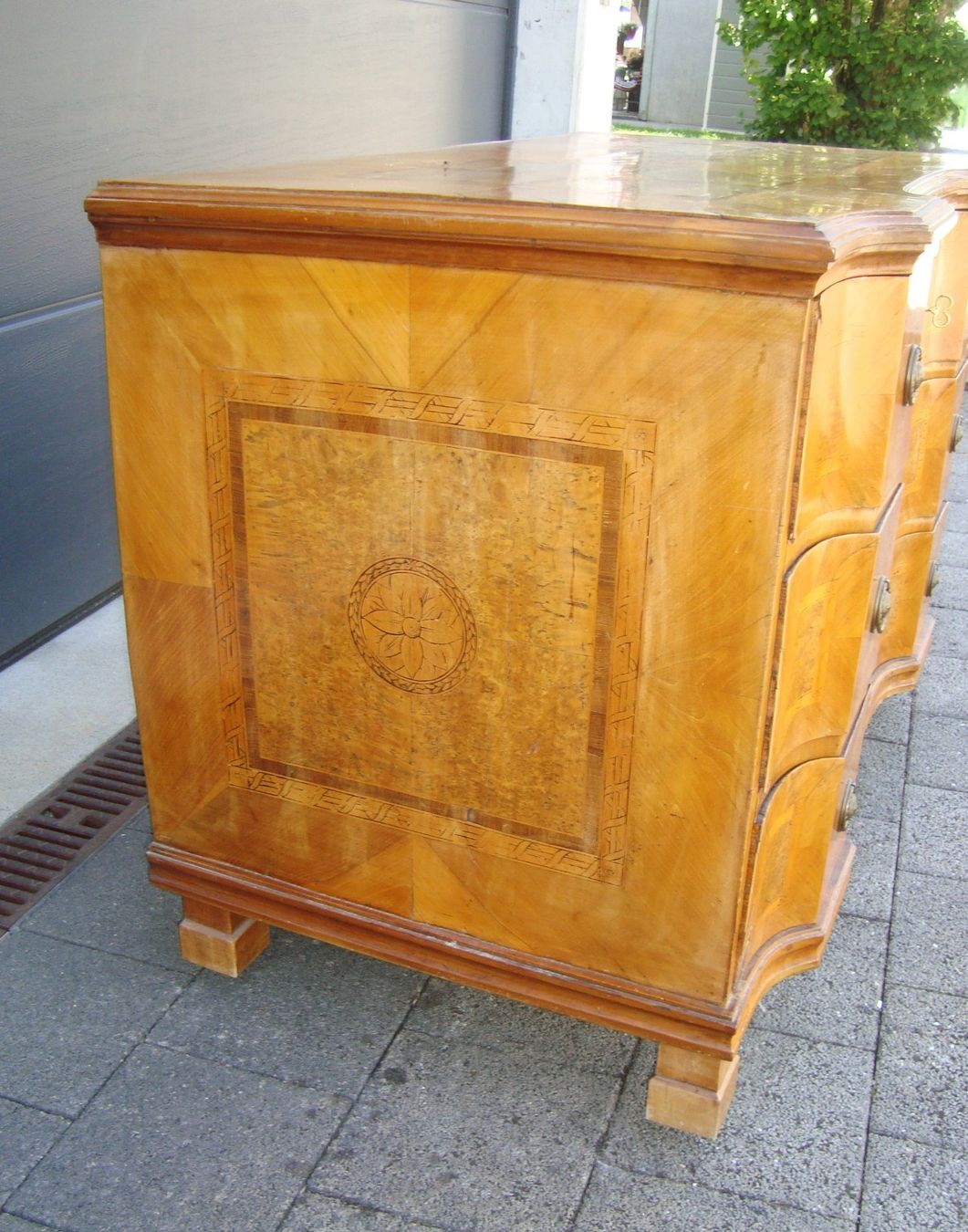Commodes: Barock - Seize Kommode mit Intarsien, Kirschbaum – D'occasion à Oberdorf NW par Lufao 3