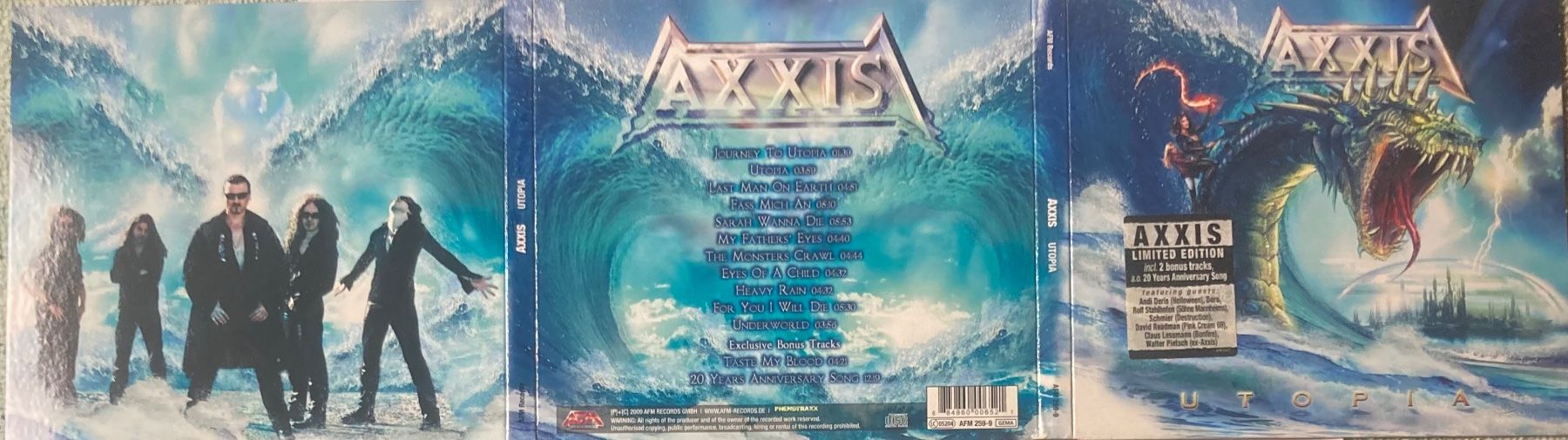 CD: AXXIS - UTOPIA – Usato da Poliez-Pittet venduto da Newtown-Records 3
