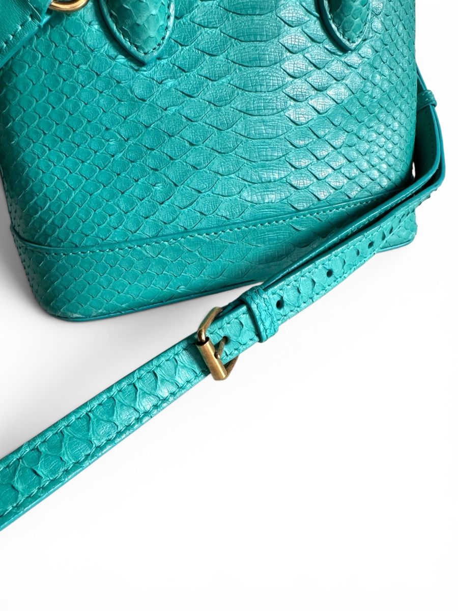Balenciaga Borse da donna: BALENCIAGA Python Ville XXS Top Handle Bag Tasche – Usato da Kriens venduto da hannaandkiko 6