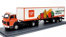 1:43 Saurer D290B Frontlenker Sattelzug "Coop"