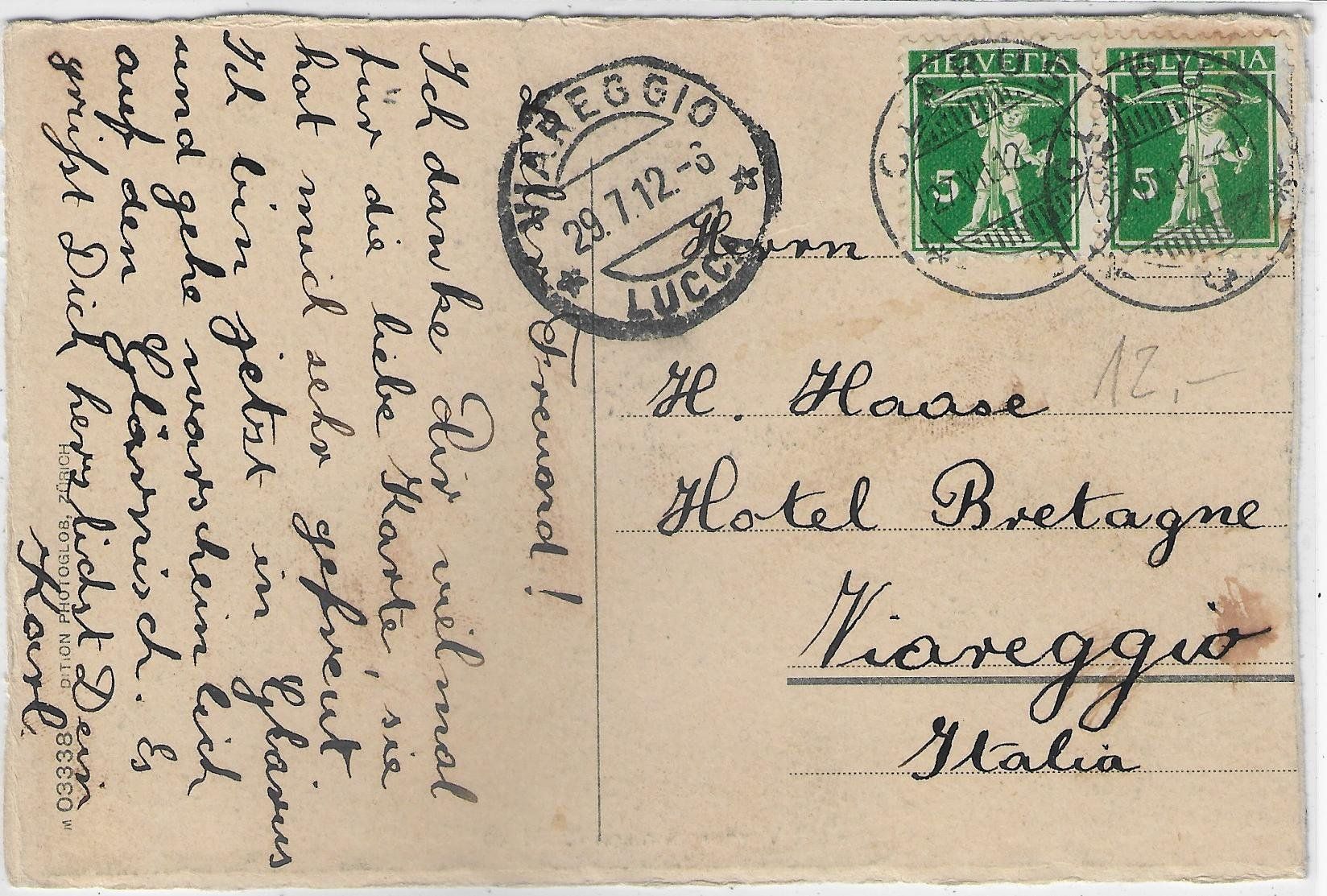 Cartes postales: Glarus mit Vorderglärnisch – D'occasion à Ettingen par Kartenplanet 1