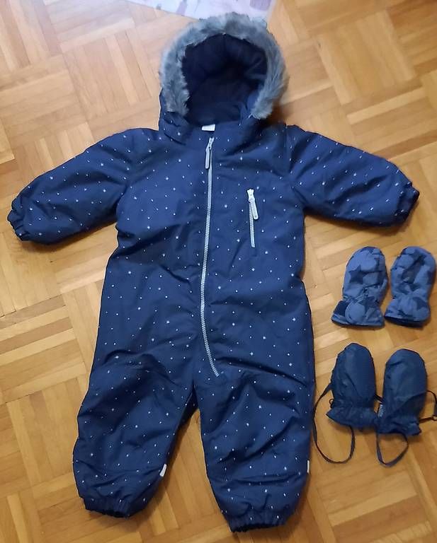 H&M Tute: Tuta da neve tg 86 + guanti – Usato da Tesserete venduto da bab_7ztk