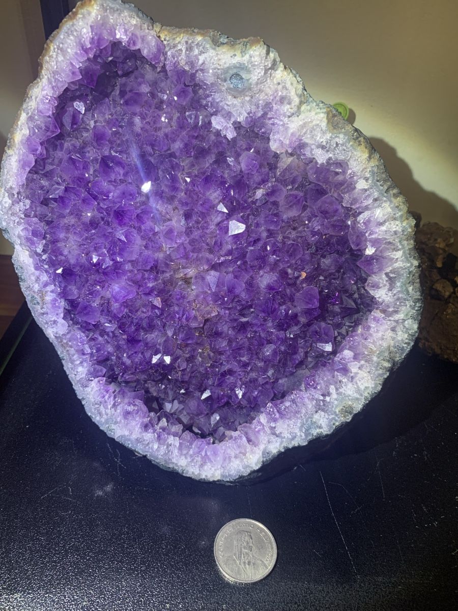 Minerali & Pietre curative: Wunderschöne Amethystdruse, Top Zustand, Winter Deko! – Nuovo (secondo la descrizione) da Würenlos venduto da jam_mv8g 2
