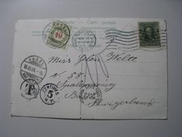 Alte Ansichtskarte Basel, New York 1905  Top Zustand!