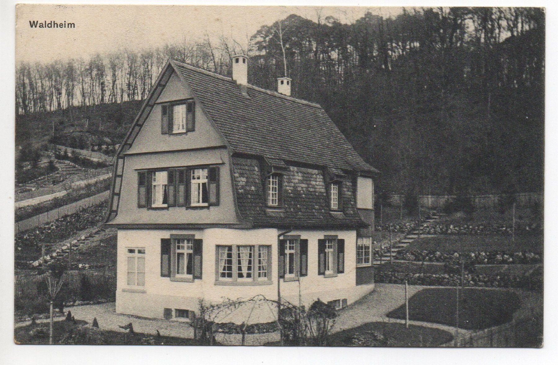 Ansichtskarten: BINNINGEN-BASEL Waldheim Waldeggstrasse 150 Birsigtal-Bahn – Gebraucht aus Jona von philajona