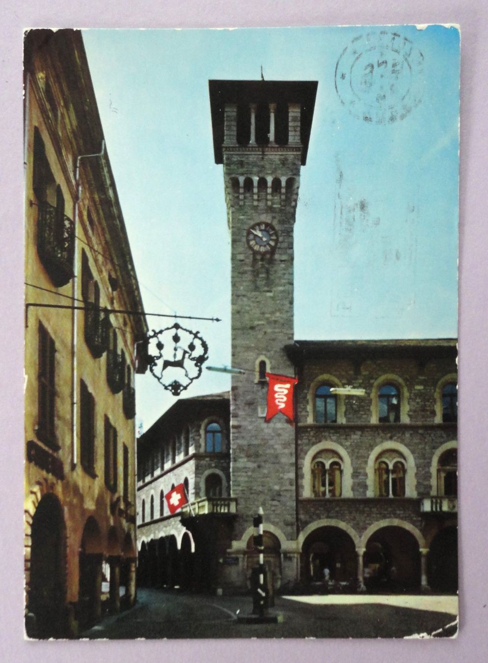 Cartoline postali: Bellinzona, Palazzo Municipale – Difettoso da Fétigny venduto da Billy2miny