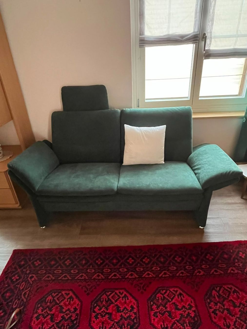 Peintures: Sofa dunkelgrün, neuwertig – D'occasion à Huttwil par Dorni4950