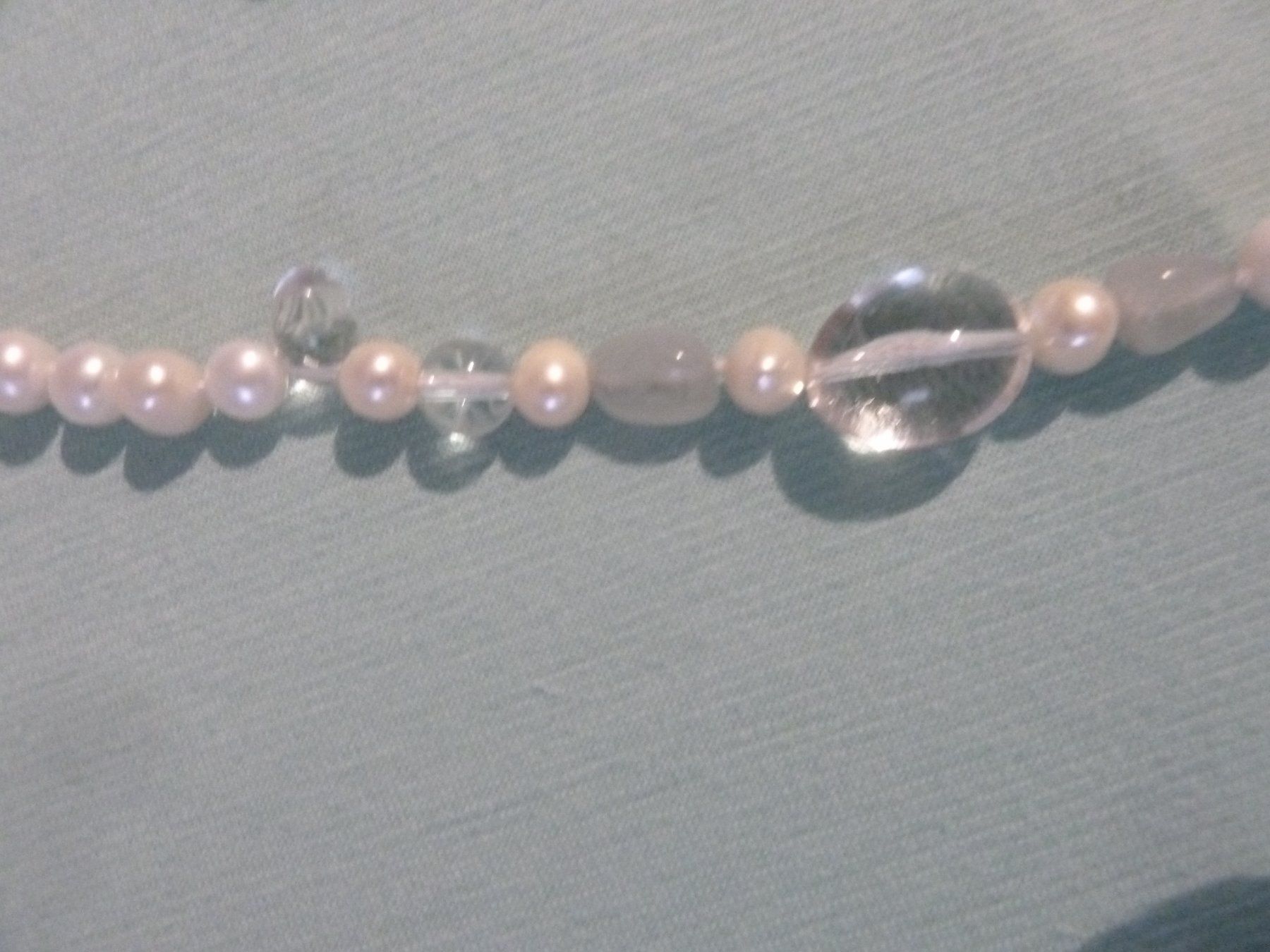 Catenine: Schmuck Perlen Kette Aquamarin,  Perlen, Bergkristall – Nuovo (secondo la descrizione) da Meiringen venduto da Lifestyle55 5