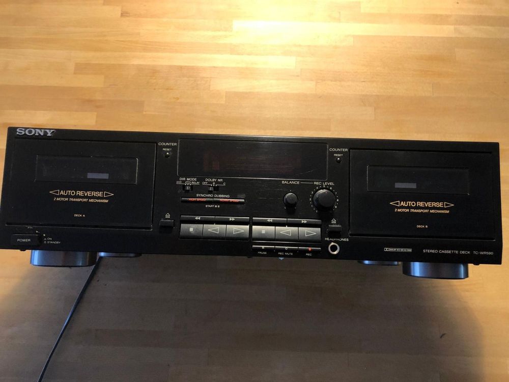 Sony Tc Wr Dual Kassette Tape Deck Kaufen Auf Ricardo