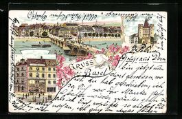 Litho Basel, Strassenpartie mit Julius B