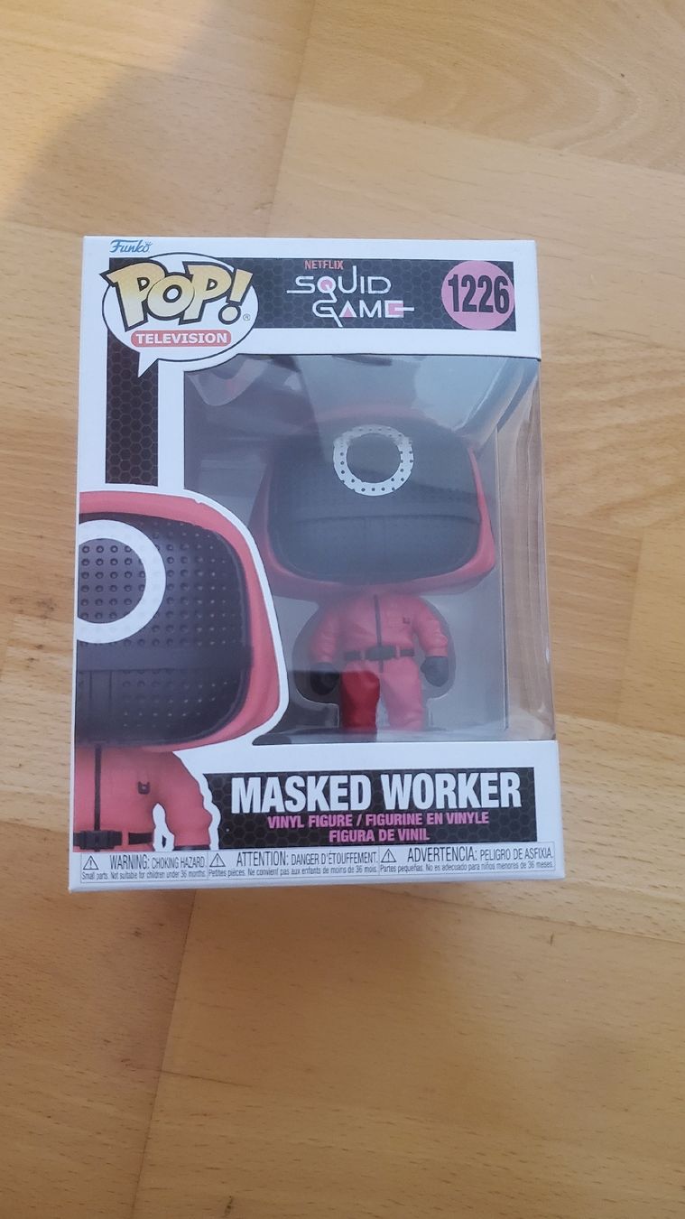 Funko Figuren: Funko Pop! Squid Game - Masked Worker 1226 – Neu und originalverpackt aus Hünibach von tommy_gunn