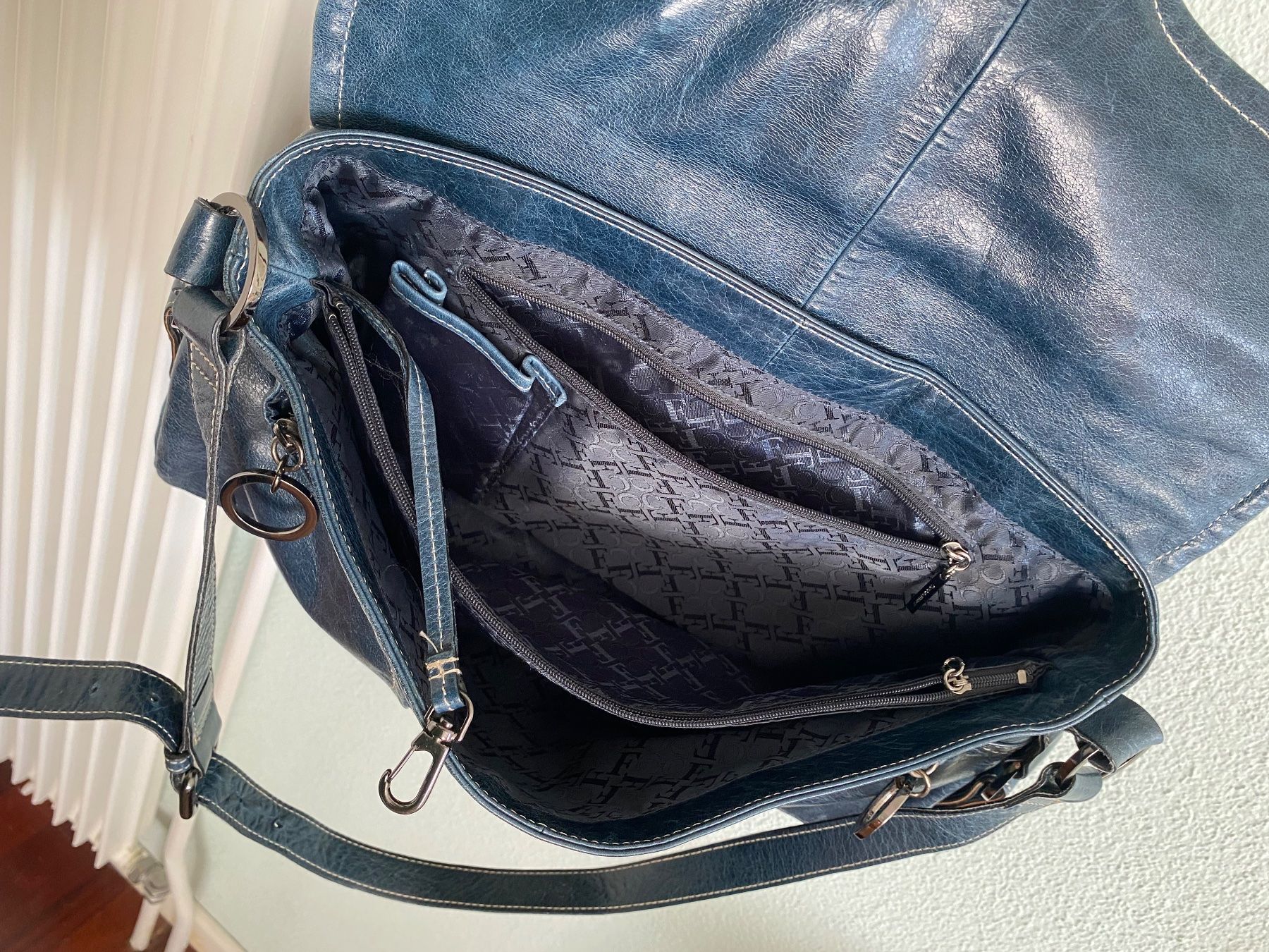 Claudio Ferrici Borse da donna: CLAUDIO FERRICI Ledertasche neuwertig – Usato da Besazio venduto da BagCycle 4