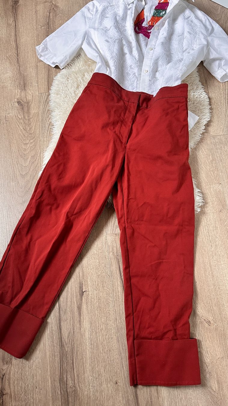 Cos Pantaloni: COS Hose in elegantem Braunrot - Gr. 36 – Usato da Niederrohrdorf venduto da gigerch 5
