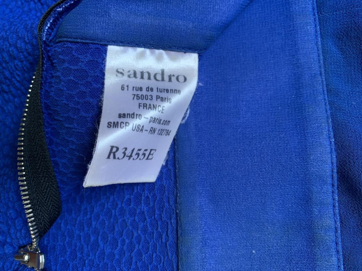Sandro Kleider: Robe en dentelle bleu violet Sandro – Gebraucht aus Genève von rez_c6c6 5