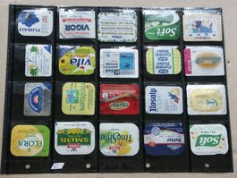 40  verschiedene Butterdeckeli