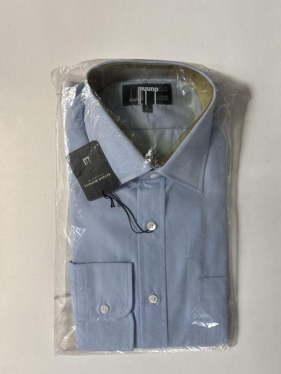 Camicie: Dunhill chemise 100% coton taille 38 neuve – Nuovo e nell'imballaggio originale da Neuchâtel venduto da Deivid2