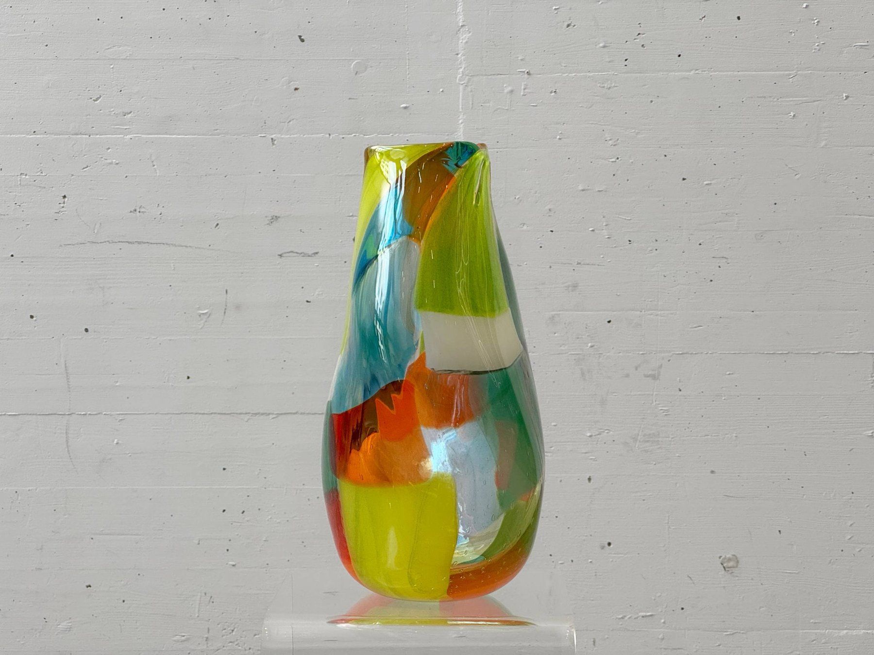 Vasi & Recipienti: Studioglas Vase Patchwork, Mdina Glass handsigniert Malta – Usato da Zürich venduto da LeMoege 2