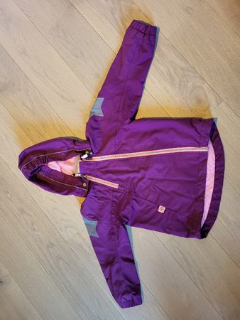Kinder Regenjacke lila Grösse 110 
