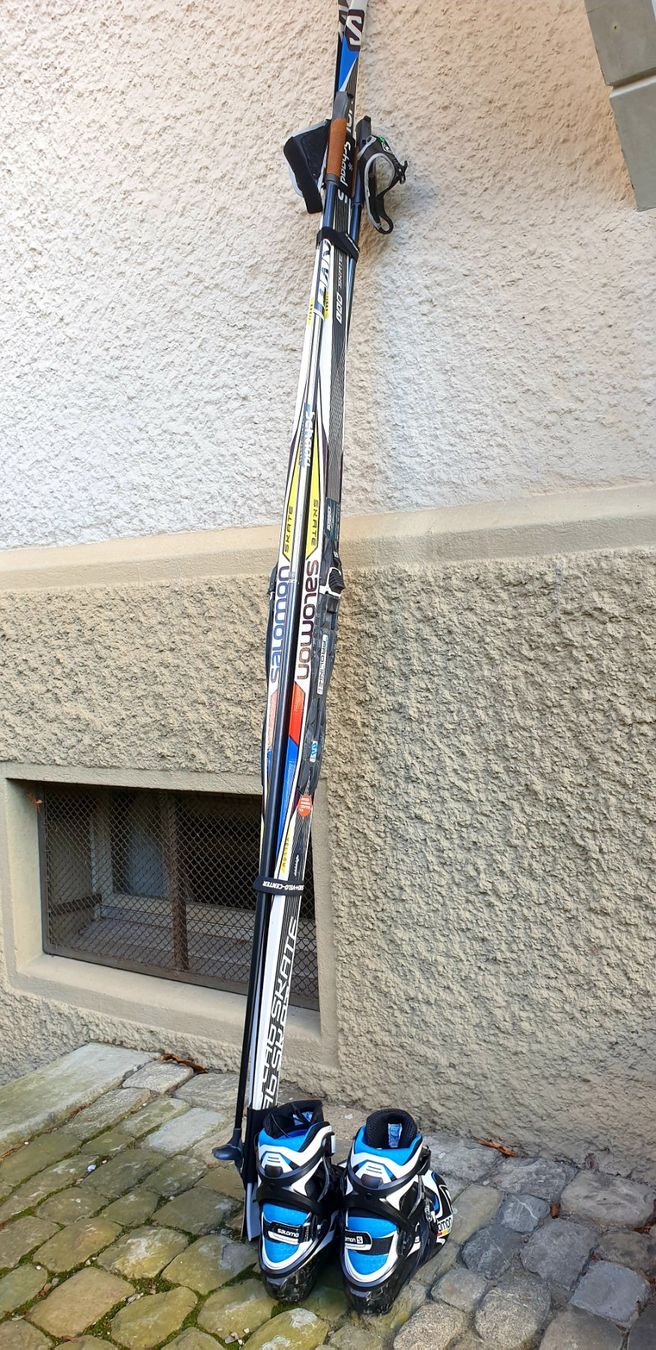 Salomon Sci: Skating Langlauf-Ausrüstung – Usato da Bern venduto da Arno06