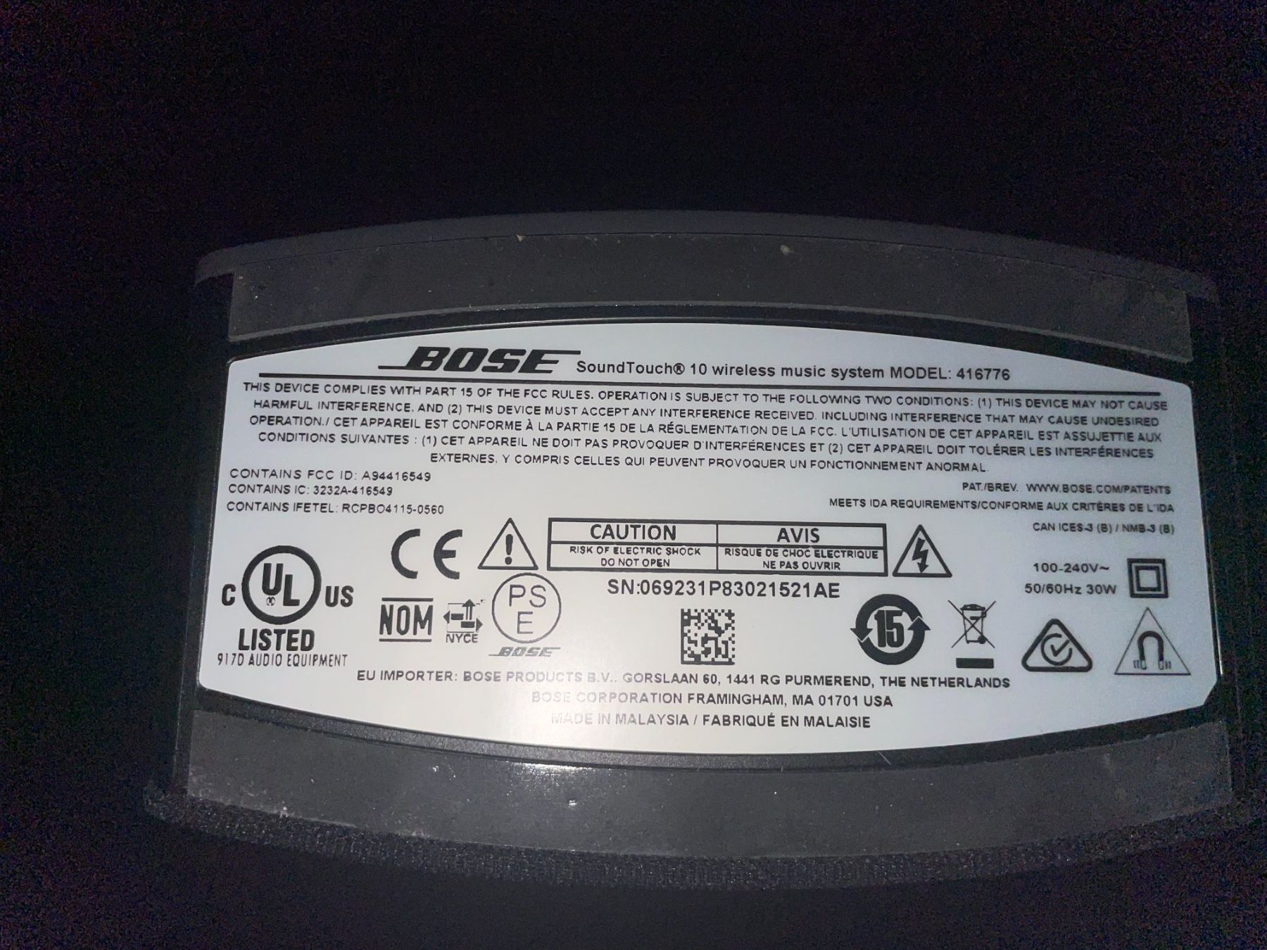 Bose Casse acustiche: Bose SoundTouch 10 Schwarz – Usato da Heerbrugg venduto da Kirchhofer 3