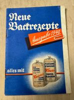 KNORR neue Backrezepte Kochbuch Rezeptbüchlein alt von 1940