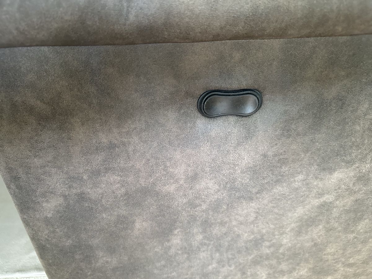 Divani: Sofa 3-2–Sitzer mit Relaxfunktion dunkelgrau Stoff – Usato da Kloten venduto da digi-Galaxy 3