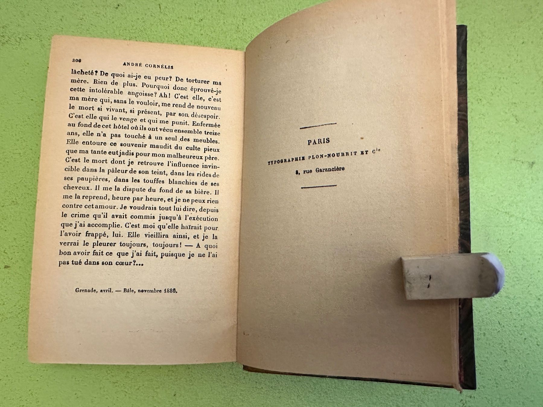Libri: Paul Bourget: André Cornelis. 1913 – Usato da Zürich venduto da allp 5