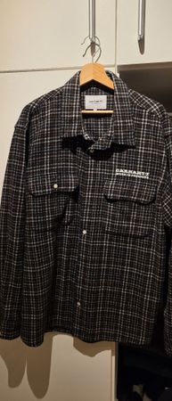 Carhartt WIP Plaid Overshirt XXL mit Backprint 