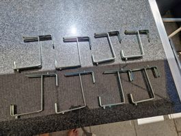 Balkonkastenträger Metall 8 Stk.