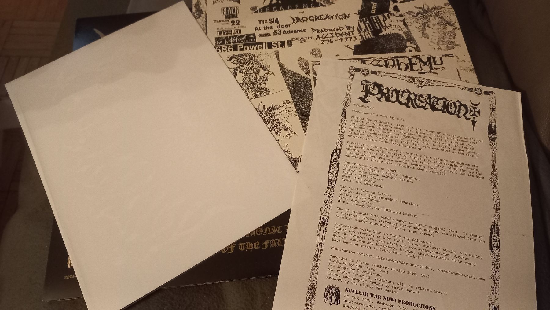 Dischi in vinile: Procreation-Incantations...Vinyl LP DEATH METAL – Usato da Olten venduto da Donatello1984 3