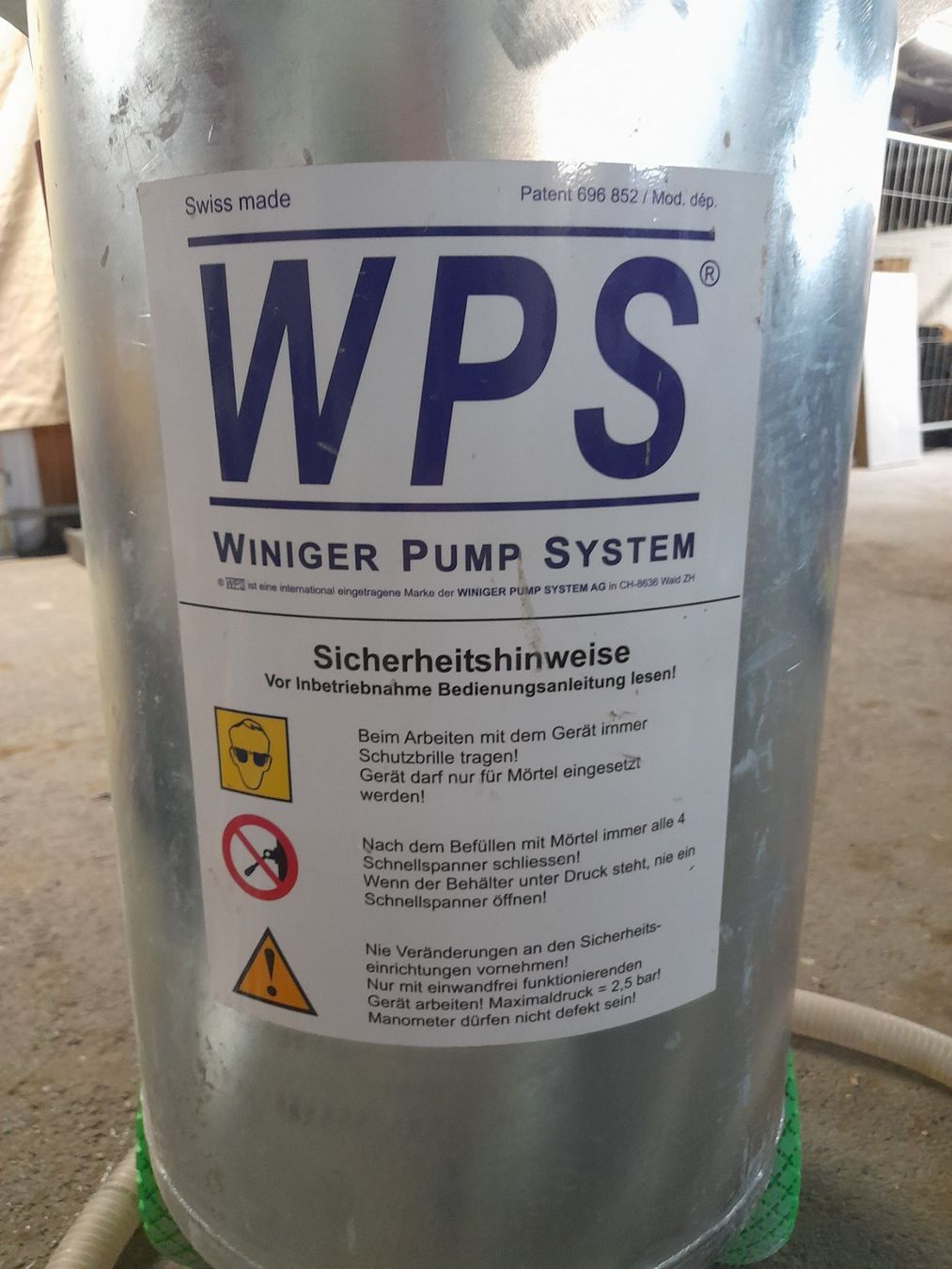 Alle Maschinen: Winiger Mörtelpumpe – Gebraucht aus Fehren von firestorm01 4