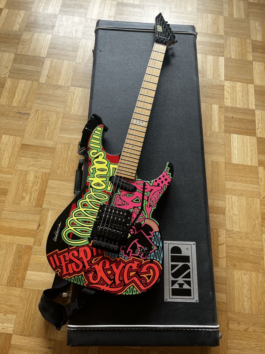Esp Instruments de musique: ESP M-2 Deluxe 1990 – D'occasion à La Neuveville par lejocko 1
