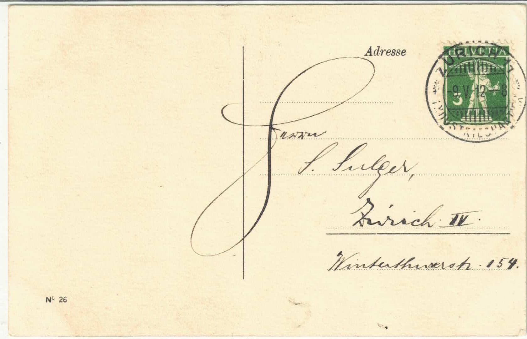 Cartoline postali: Chalets - Alphütten - Künstler: Meltzer – Usato da Ettingen venduto da Kartenplanet 1