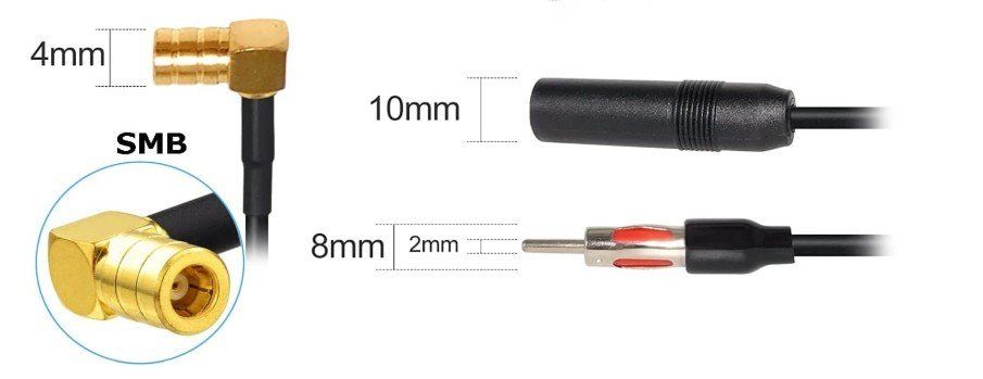 Adattatori: FM+DAB+ Antennen-Splitter mit Verstärker, gebraucht – Usato da St. Pantaleon venduto da datendrang1 1