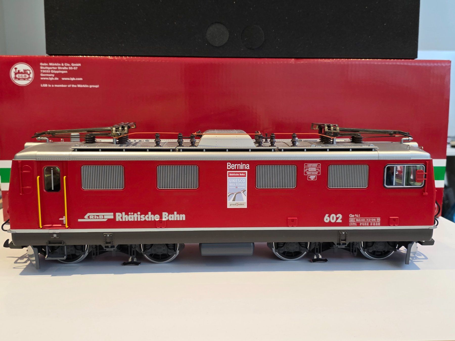 LGB Modellini di ferrovie: LGB 22042 RhB Ge 4/4 I – Nuovo e nell'imballaggio originale da Wallisellen venduto da SkipG45