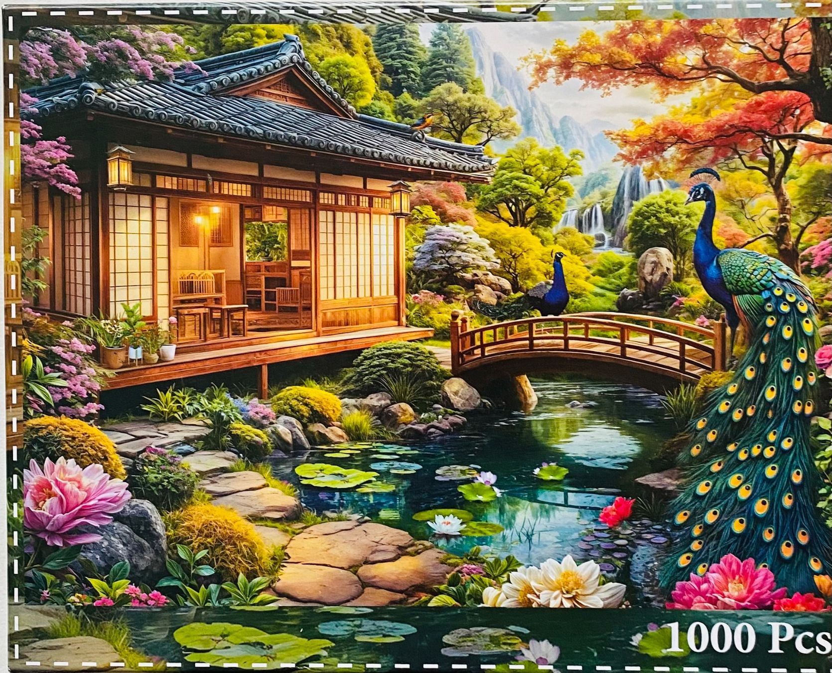 Puzzle: Puzzle 1000 Teile Peacock Manor – Usato da Hombrechtikon venduto da sabibu