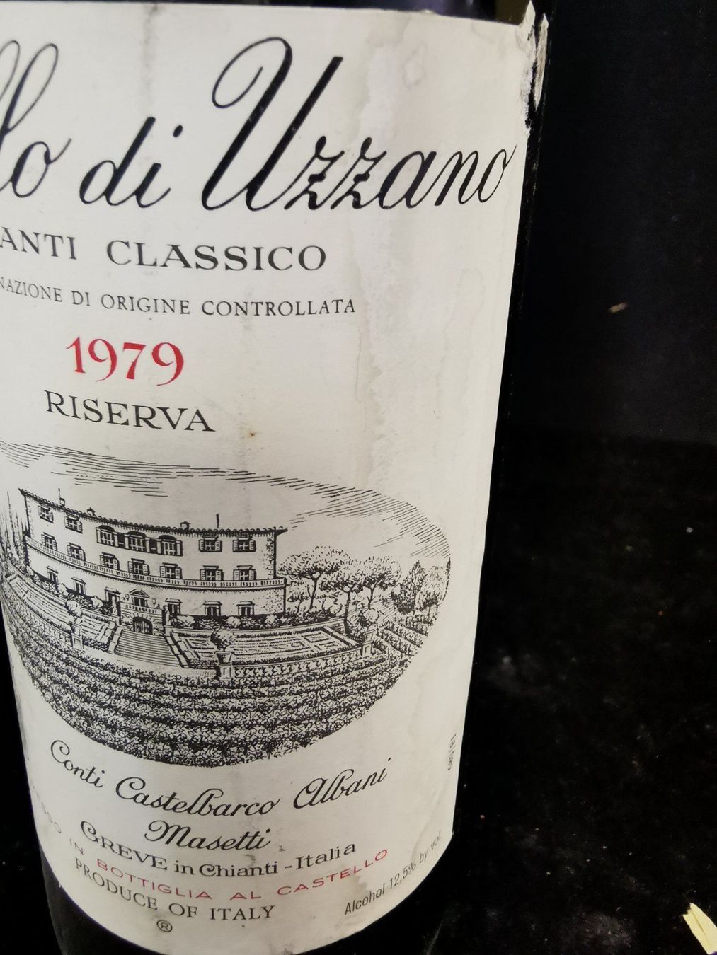 Vino: CASTELLO DI UZZANO 1979 – Nuovo (secondo la descrizione) da Genève venduto da Leboucheoreilles 3