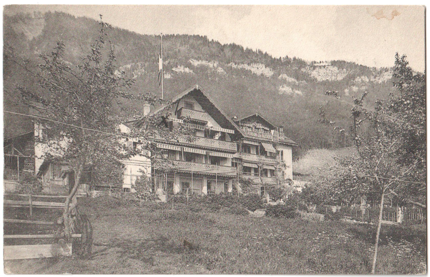 Cartes postales: BLONAY: Pension des Pleiades 1911 – D'occasion à Engelburg par Swisscards
