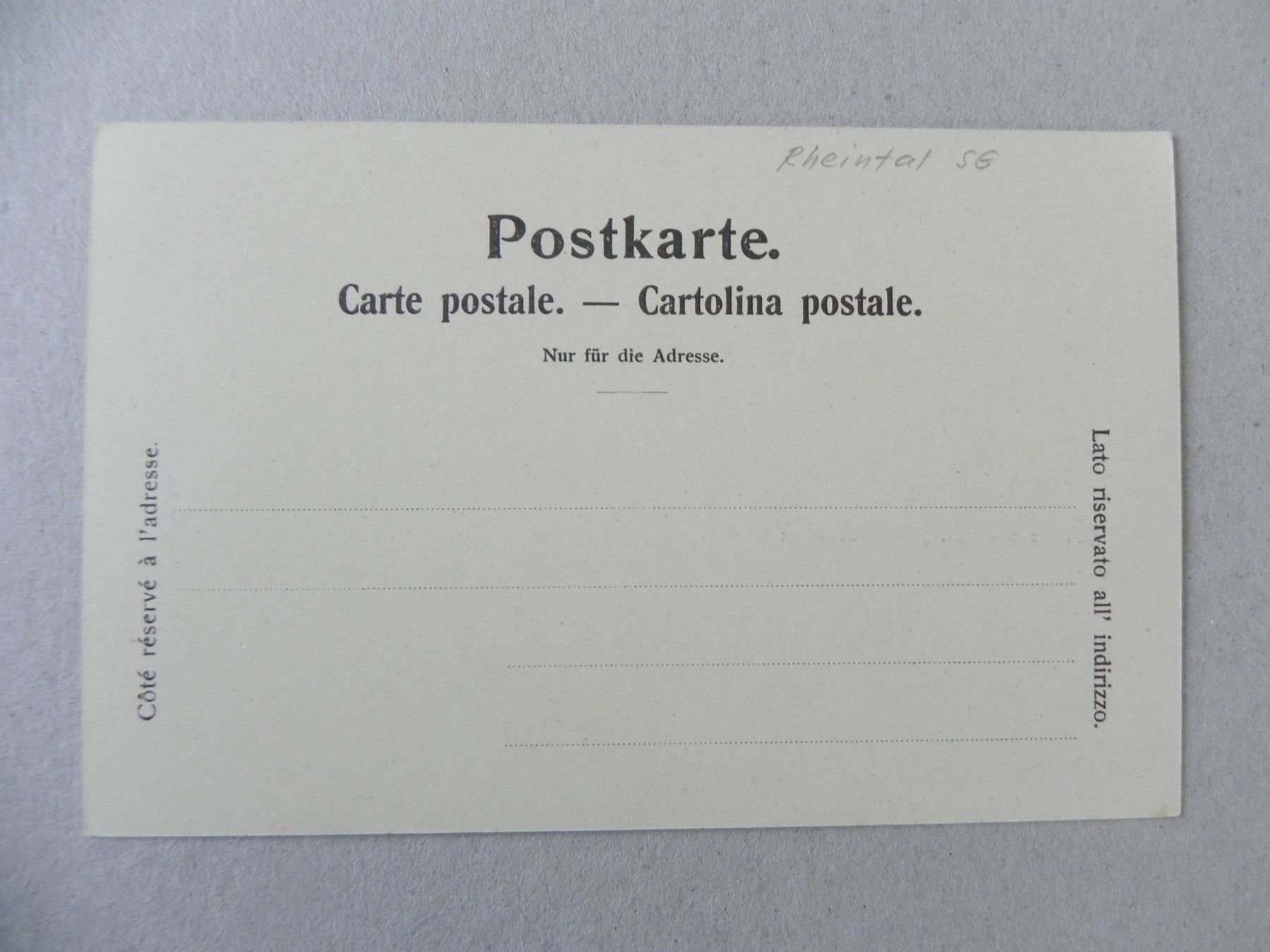 Ansichtskarten: Ansichtskarte St.Margrethen SG 1900 – Gebraucht aus Siebnen von krimsie 1