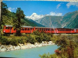 FO Furka-Oberalp-Bahn Pendelzug im Goms