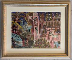 Robert Wyss (1925 - 2004) Lithographie handsigniert