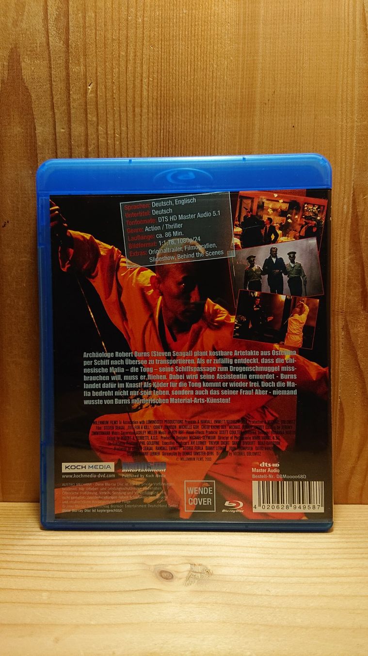 Alle DVDs: OUT FOR A KILL Blu-Ray mit Steven Seagal – Gebraucht aus Wilderswil von Exebub 1