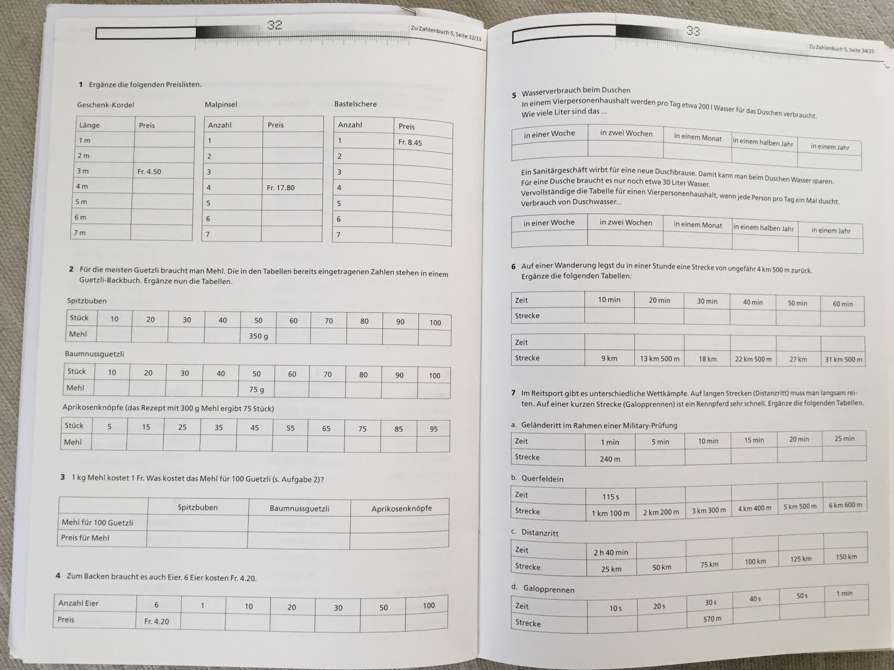 Libri: Das Zahlenbuch 5  Übungsheft – Usato da Diessenhofen venduto da quinto9 4