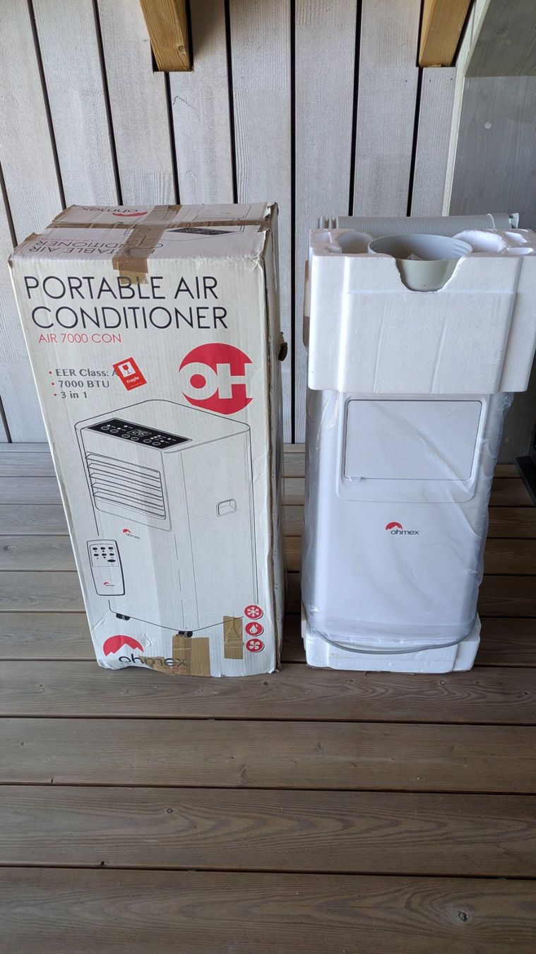Ohmex Condizionatori: Climatiseur portable Ohmex 7000 – Nuovo (secondo la descrizione) da Estévenens venduto da Rockingirl